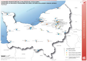 Quartiers Prioritaires de la Politique de la Ville (QPV) - Quartiers du Nouveau Programme National de Renouvellement Urbain (NPNRU)