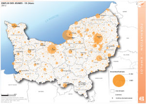 Emploi des jeunes - 15-24 ans - 2012