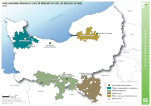 Parcs Naturels Régionaux (PNR) et Réserves Naturelles Régionales (RNR) - 2016