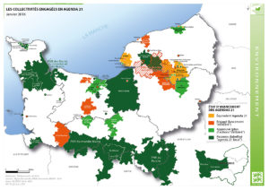 Environnement Les collectivités engagées en Agenda 21 - 2016